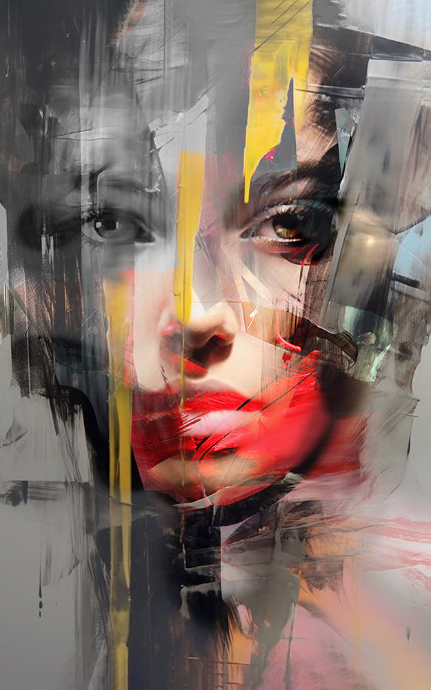 Original Woman Painting - CERTEZA