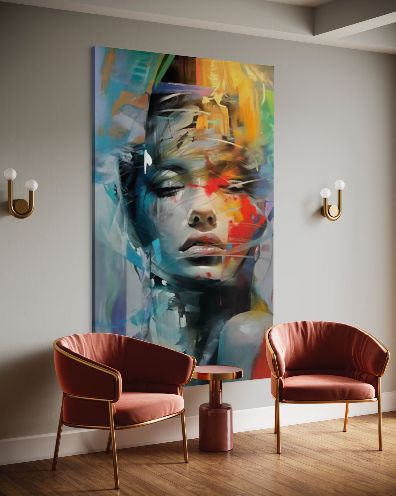 Woman Painting - ESPERANZA