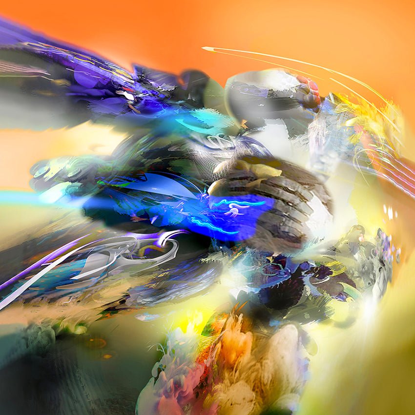 Espitia Fine Art - Acrylic Painting - Abstract Painting - APOLO - 59in x 59in | 150cm x 150cm - 1