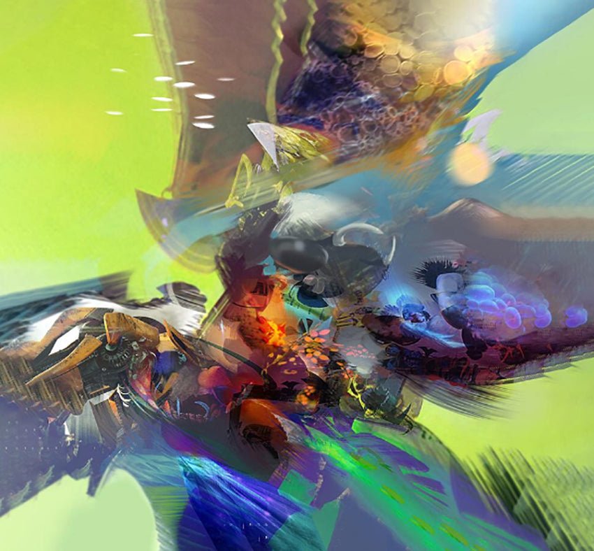 Espitia Fine Art - Acrylic Painting - Abstract Painting - ARTEMISA - 59in x 59in | 150cm x 150cm - 1