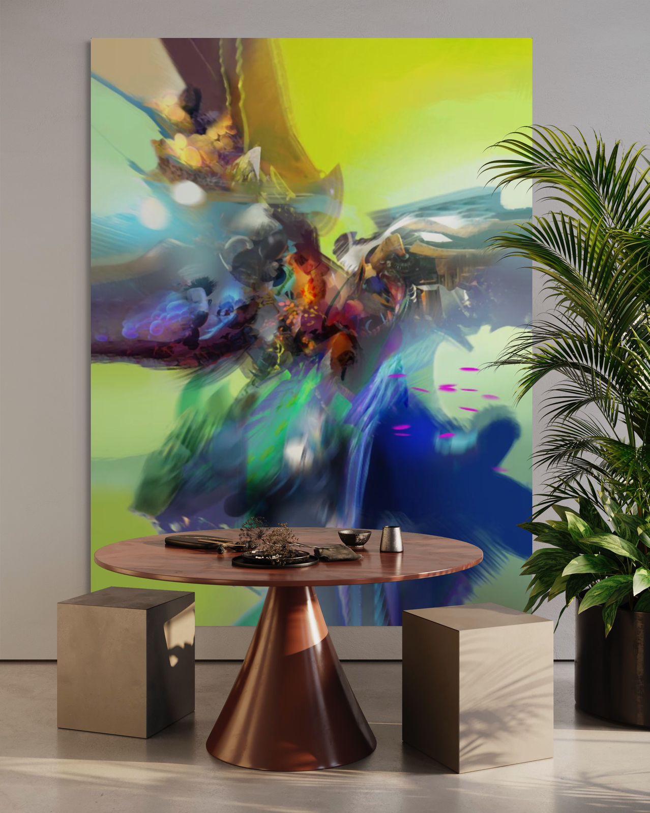 Espitia Fine Art - Acrylic Painting - Abstract Painting - ARTEMISA - 59in x 79in | 150cm x 200cm - 5