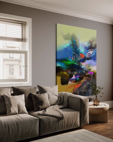 Espitia Fine Art - Acrylic Painting - Abstract Painting - CARIBU - 59in x 79in | 150cm x 200cm - 2