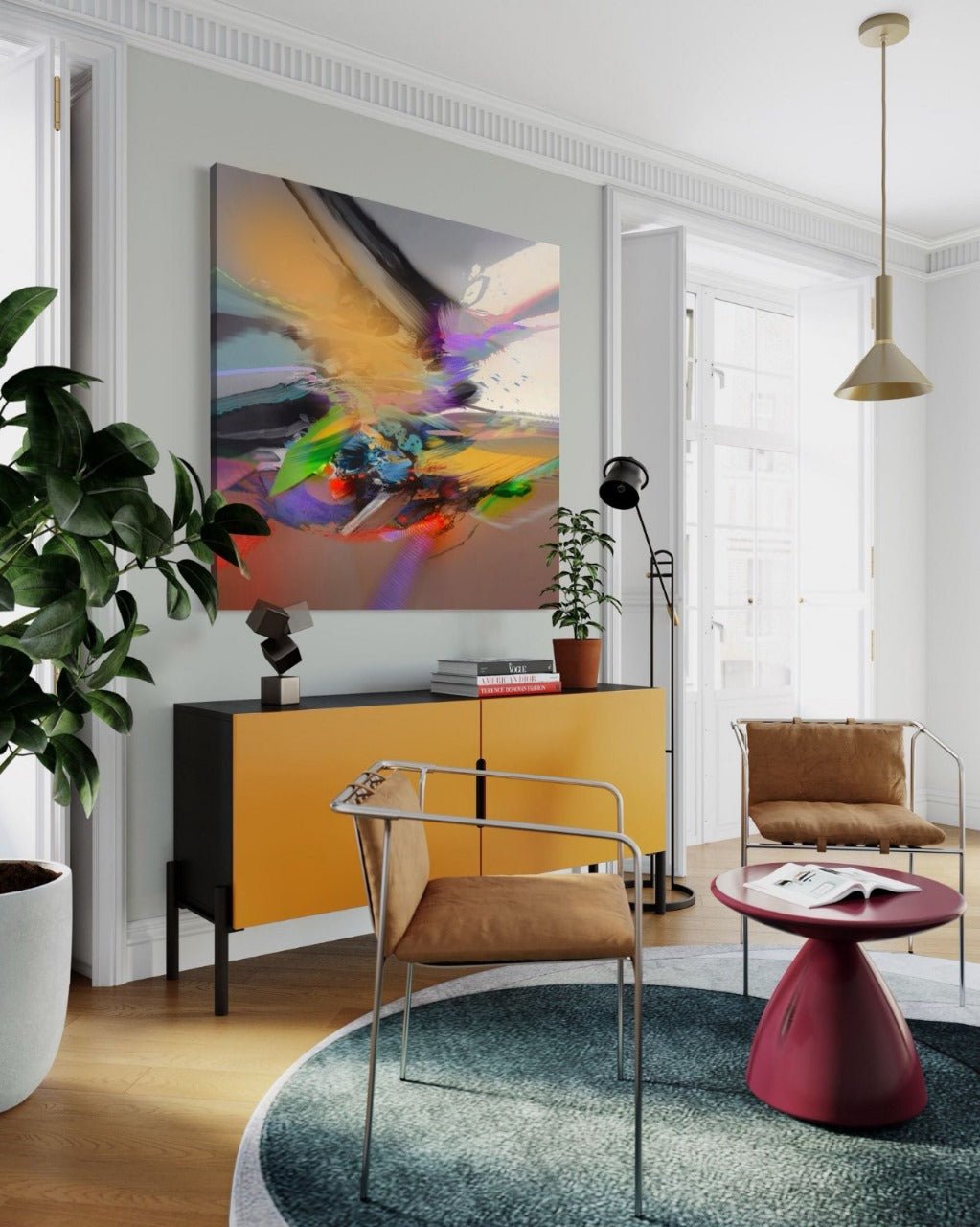 Espitia Fine Art - Acrylic Painting - Abstract Painting - HOMERO - 59in x 79in | 150cm x 200cm - 5