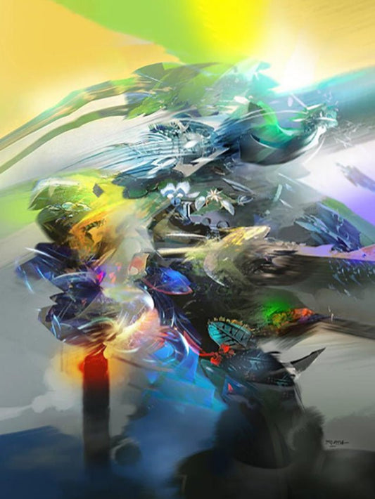 Espitia Fine Art - Acrylic Painting - Abstract Painting - MARGARITA - 59in x 79in | 150cm x 200cm - 1