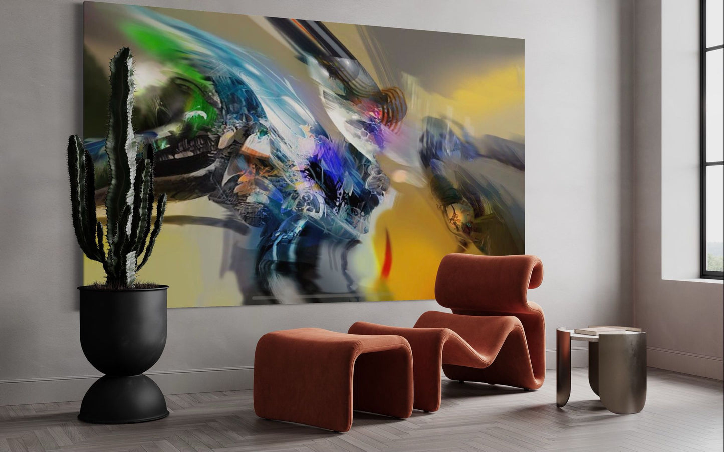 Espitia Fine Art - Acrylic Painting - Abstract Painting - SIRIUS - 98in x 59in | 250cm x 150cm - 3