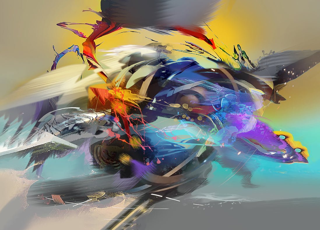 Espitia Fine Art - Acrylic Painting - Abstract Painting - ANDROMEDA - 79in x 59in | 200cm x 150cm - 1