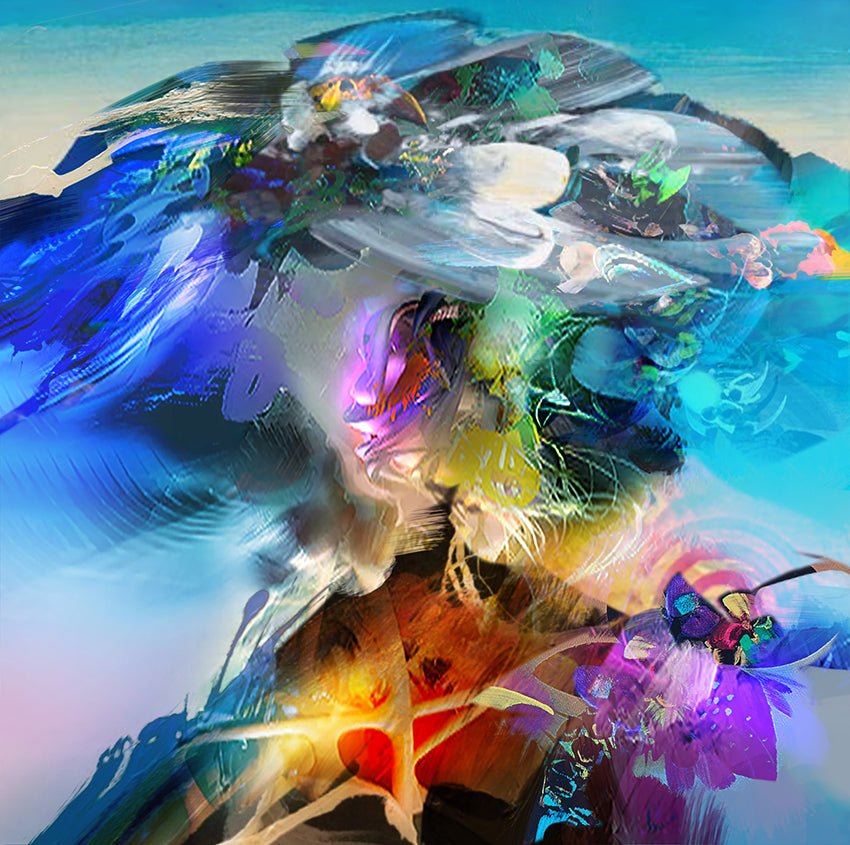 Espitia Fine Art - Acrylic Painting - Abstract Painting - CRONOS - 59in x 59in | 150cm x 150cm - 1