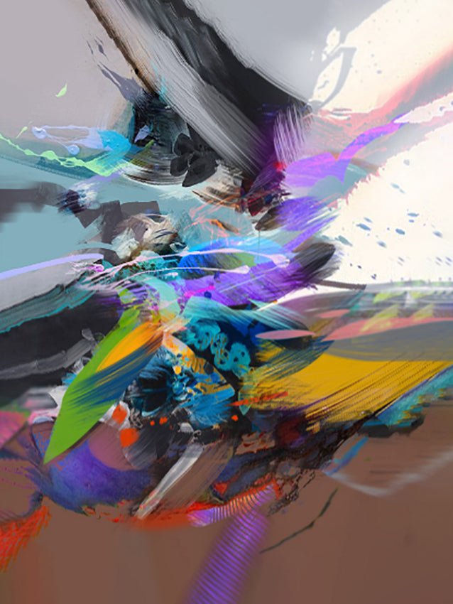 Espitia Fine Art - Acrylic Painting - Abstract Painting - HOMERO - 59in x 79in | 150cm x 200cm - 3