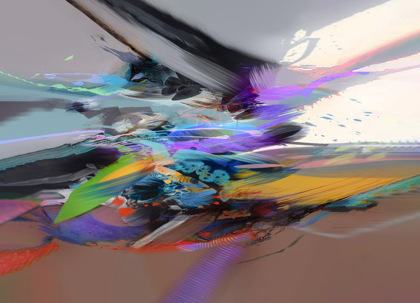 Espitia Fine Art - Acrylic Painting - Abstract Painting - HOMERO - 79in x 59in | 200cm x 150cm - 1