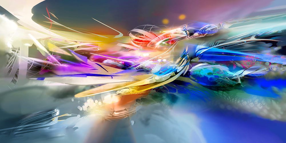 Espitia Fine Art - Acrylic Painting - Abstract Painting - SINFONIA BLUE - 118.1in x 59in | 300cm x 150cm - 5