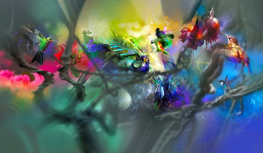 Espitia Fine Art - Acrylic Painting - Nature Painting - ARMONIA - 92.52in x 51.18in | 235cm x 130cm - 1