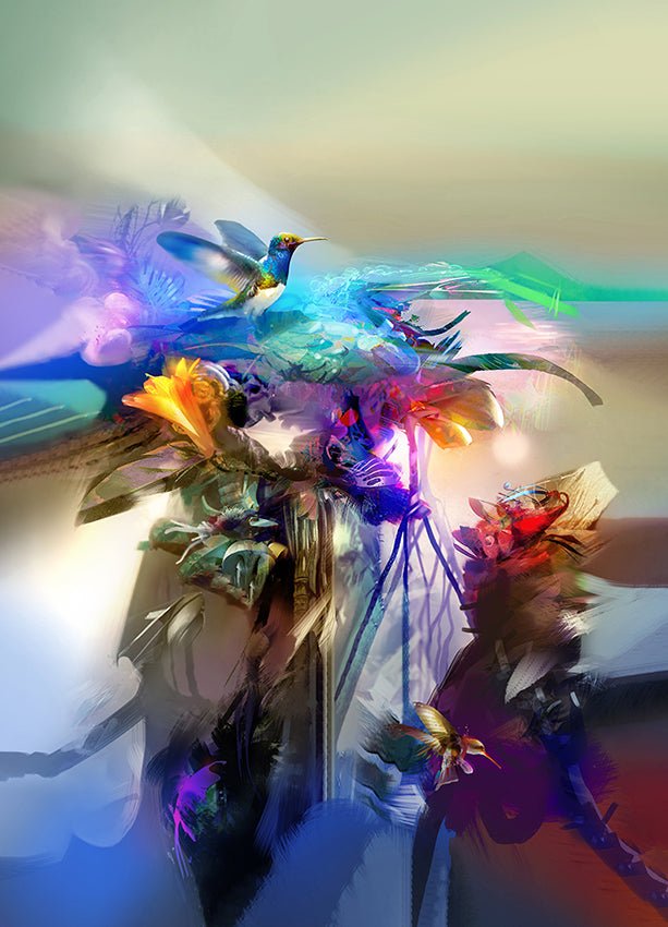 Espitia Fine Art - Acrylic Painting - Nature Painting - CELESTE - 59in x 79in | 150cm x 200cm - 3