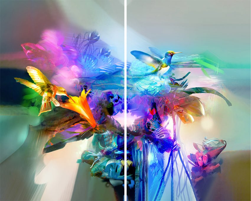 Espitia Fine Art - Acrylic Painting - Nature Painting - CELESTE - 93in x 118.1in | 235cm x 300cm - 6