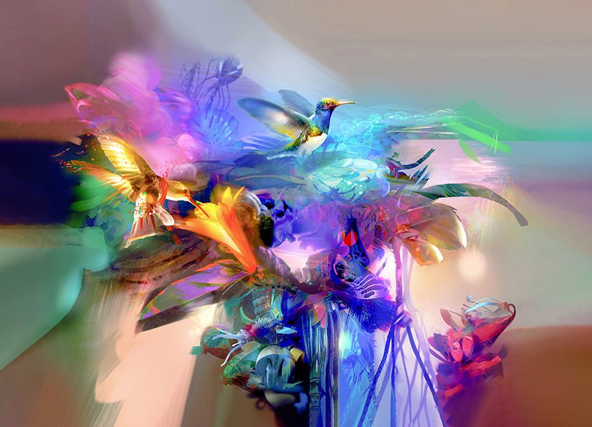 Espitia Fine Art - Acrylic Painting - Nature Painting - CELESTE - 79in x 59in | 200cm x 150cm - 4