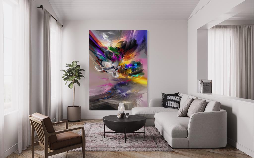 Espitia Fine Art - Acrylic Painting - Abstract Painting - VENUS - 99in x 79in | 150cm x 200cm - 4