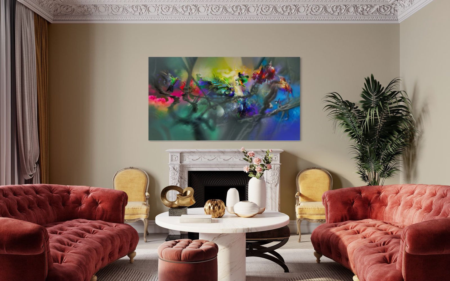 Espitia Fine Art - Acrylic Painting - Nature Painting - ARMONIA - 92.52in x 51.18in | 235cm x 130cm - 2