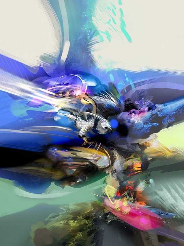 Espitia Fine Art - Acrylic Painting - Nature Painting - FENIX - 59in x 79in | 150cm x 200cm - 1