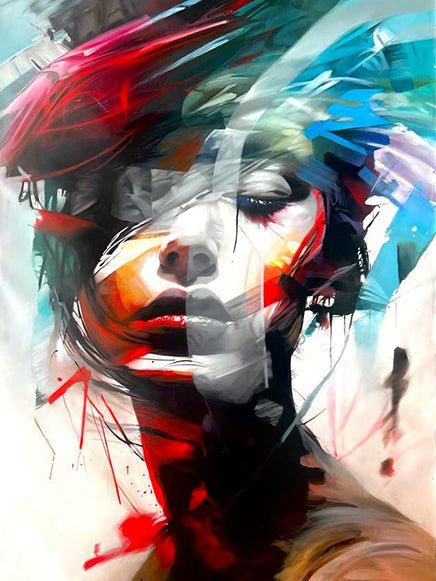 Espitia Fine Art - Limited Edition Original Painting - Woman Painting - CAUTIVA - 59in x 79in | 150cm x 200cm - 3