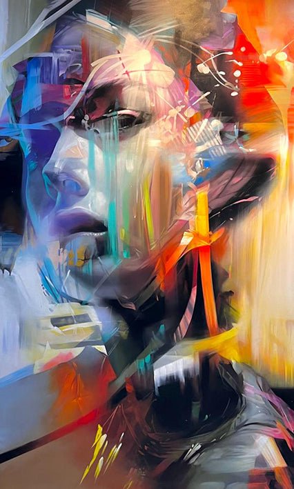 Espitia Fine Art - Limited Edition Original Painting - Woman Painting - ENIGMA - 59in x 94.5in | 150cm x 240cm - 1