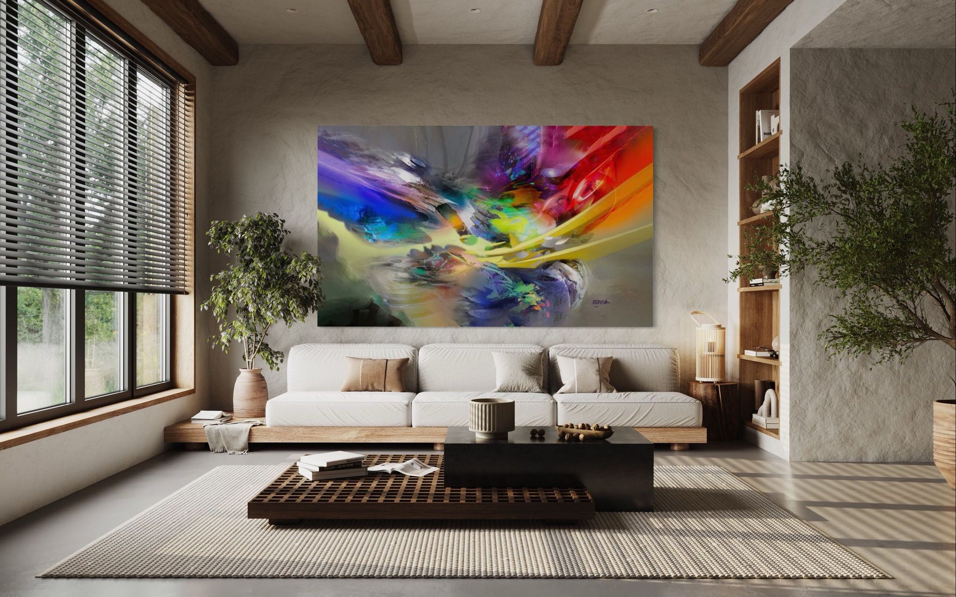 Espitia Fine Art - Limited Edition Original Painting - Abstract Painting - ALEGRIA - 118.1in x 93in | 300cm x 235cm - 7