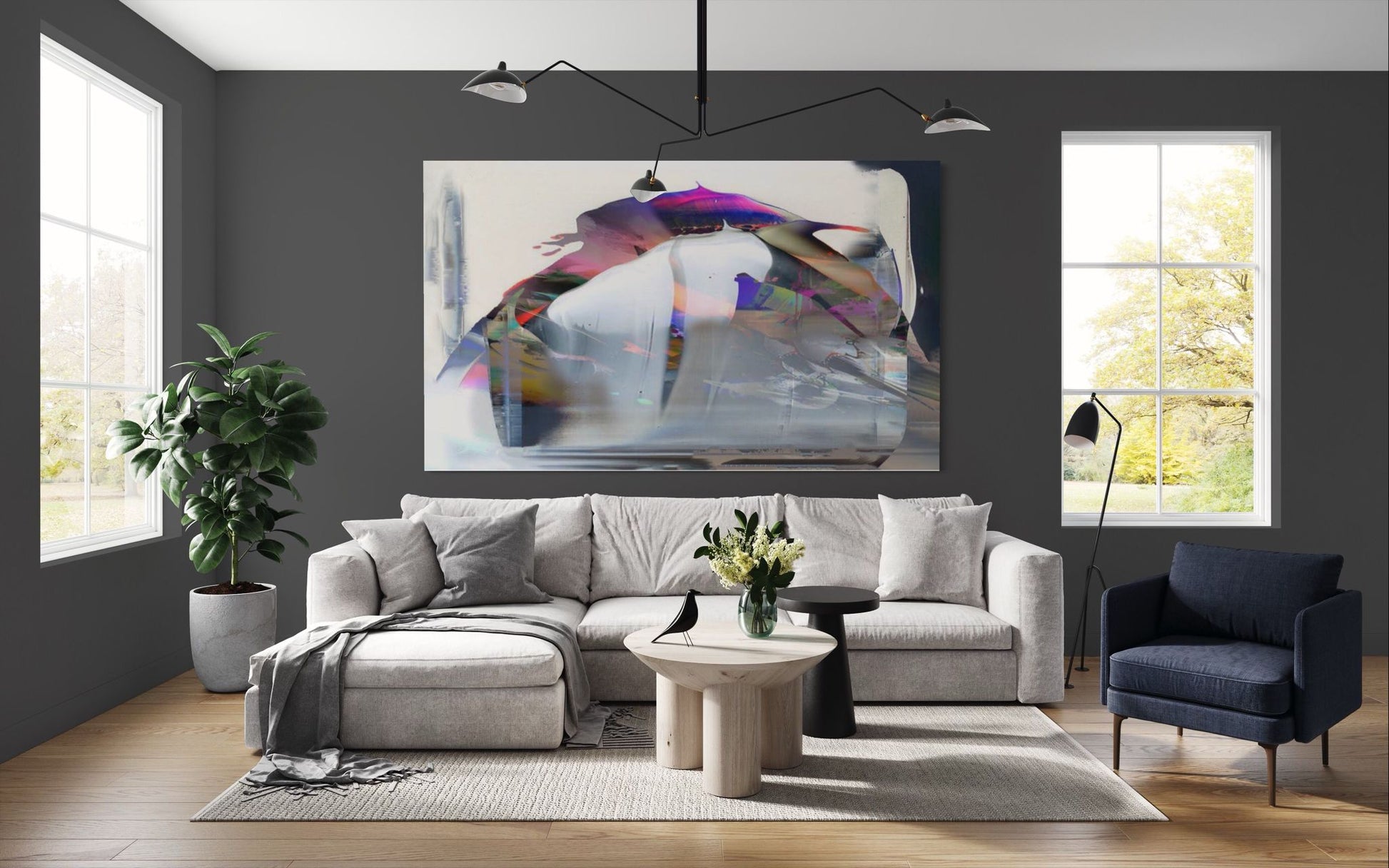 Espitia Fine Art - Acrylic Painting - Abstract Painting - BRISA - 98in x 59in | 250cm x 150cm - 2