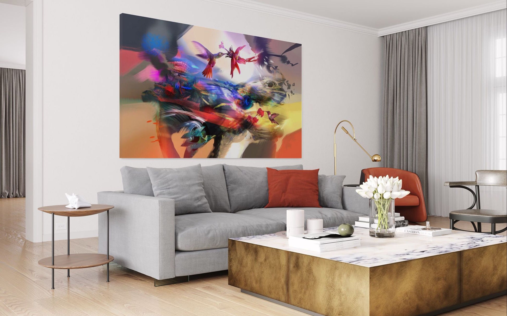 Espitia Fine Art - Acrylic Painting - Nature Painting - AURORA - 98in x 59in | 250cm x 150cm - 7