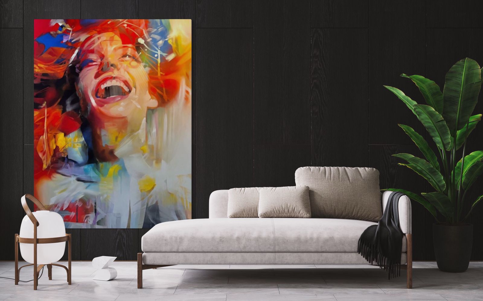 Espitia Fine Art - Limited Edition Original Painting - Woman Painting - ENCUENTRO - 59in x 79in | 150cm x 200cm - 5