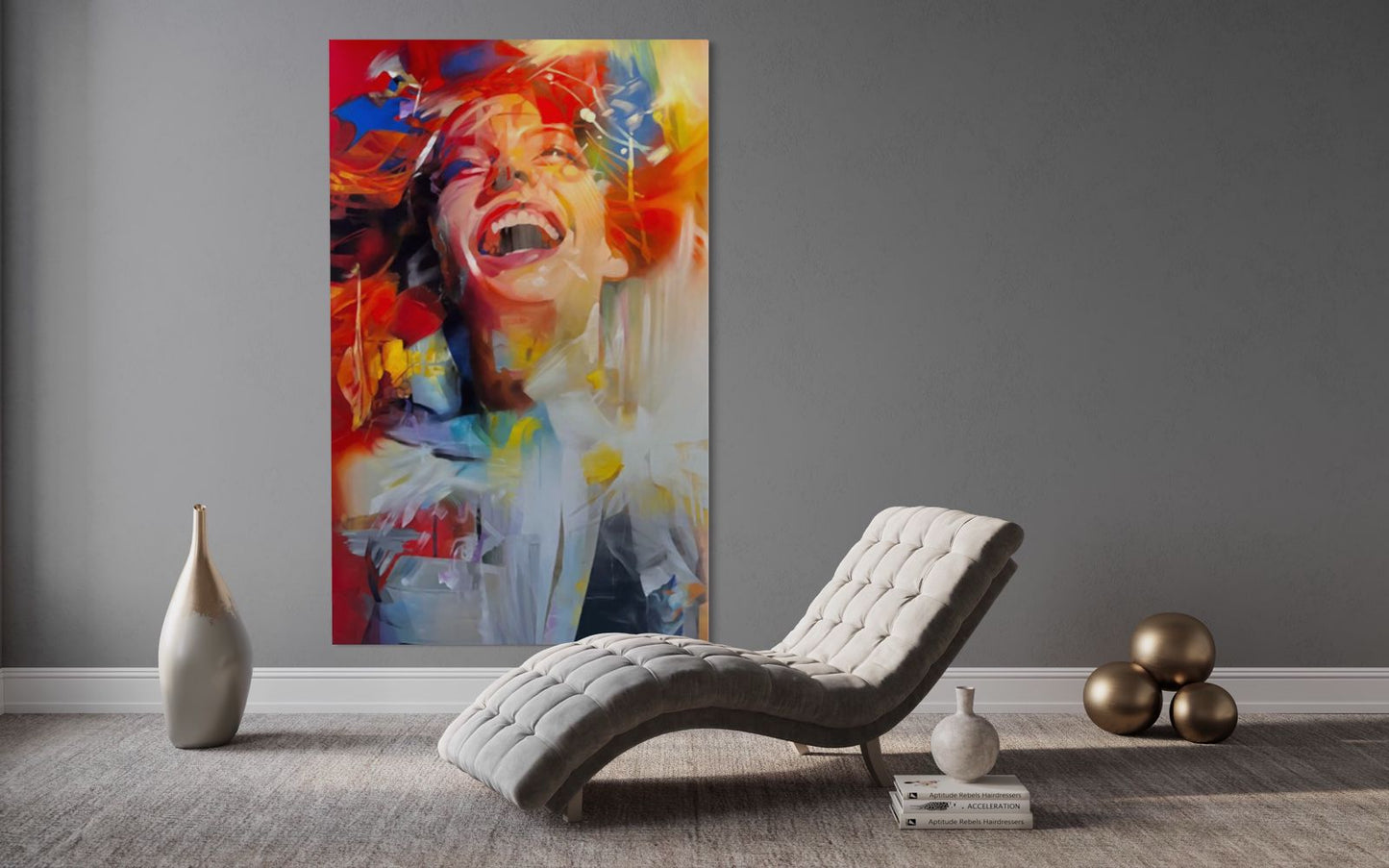 Espitia Fine Art - Limited Edition Original Painting - Woman Painting - ENCUENTRO - 59in x 94.5in | 150cm x 240cm - 2