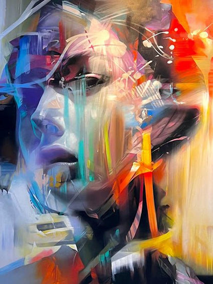 Espitia Fine Art - Limited Edition Original Painting - Woman Painting - ENIGMA - 59in x 79in | 150cm x 200cm - 3