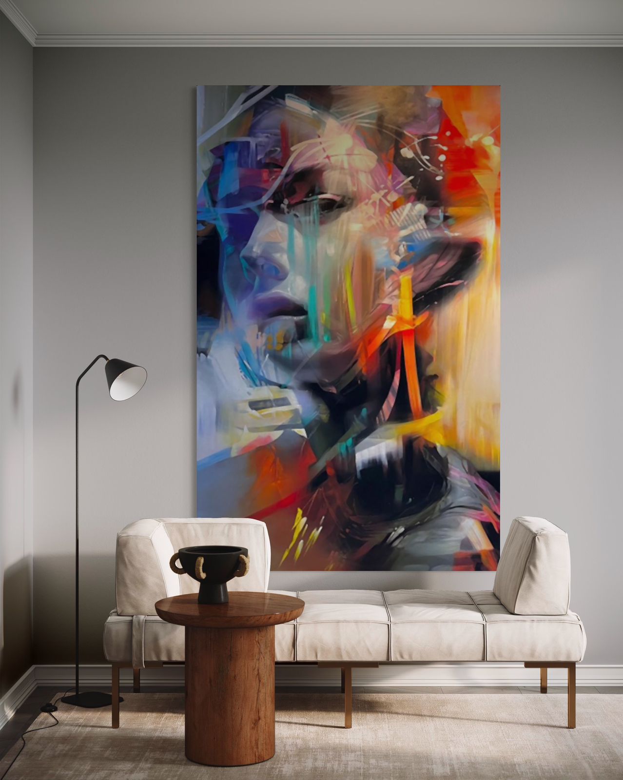 Espitia Fine Art - Limited Edition Original Painting - Woman Painting - ENIGMA - 59in x 94.5in | 150cm x 240cm - 2
